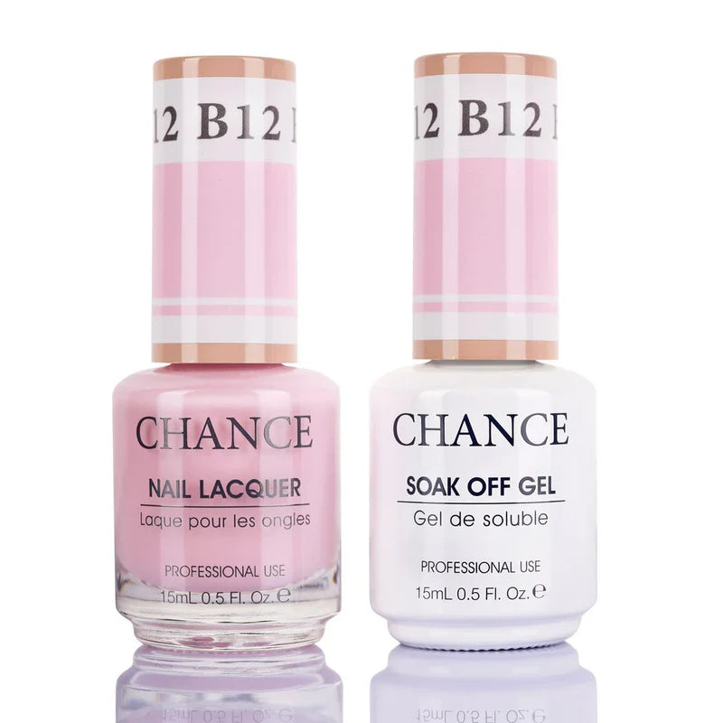 Cre8tion CHANCE Matching Duo Gel Polish 0.5oz - Bare Collection - B12