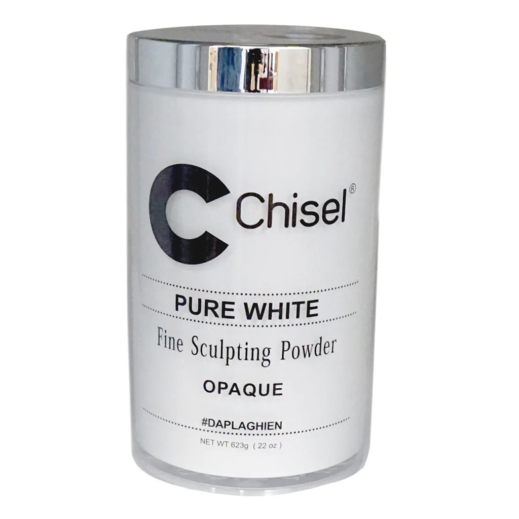 Chisel Acrylic Powder 22oz - Pure White