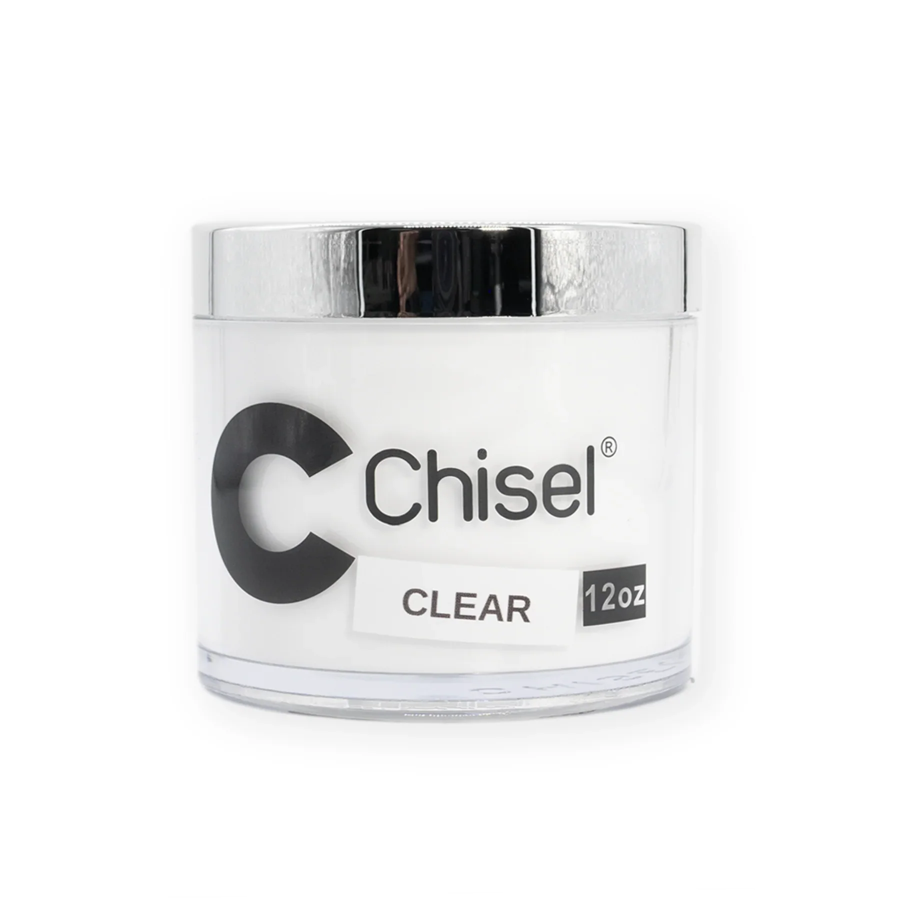 Chisel 2 in 1 Acrylic & Dipping Powder Refill 12oz - Clear