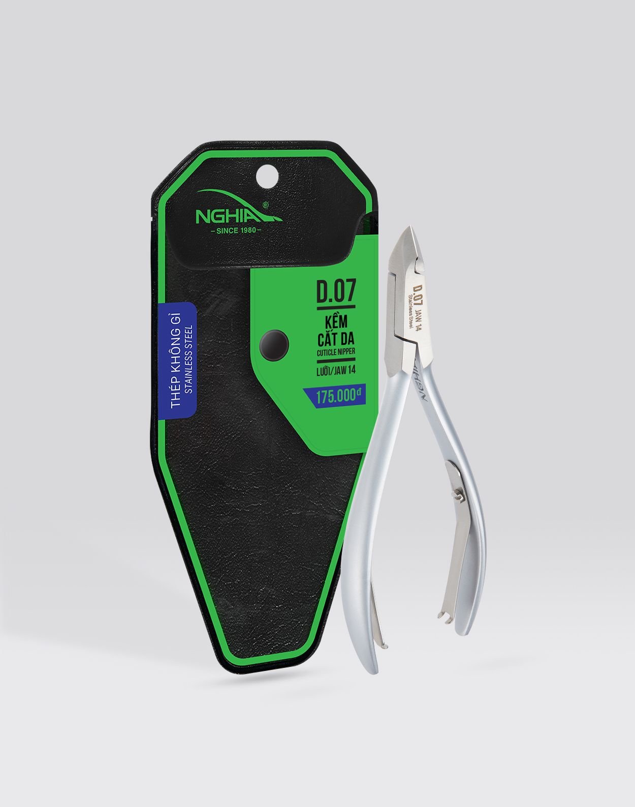 NGHIA Stainless Steel Cuticle Nipper D07