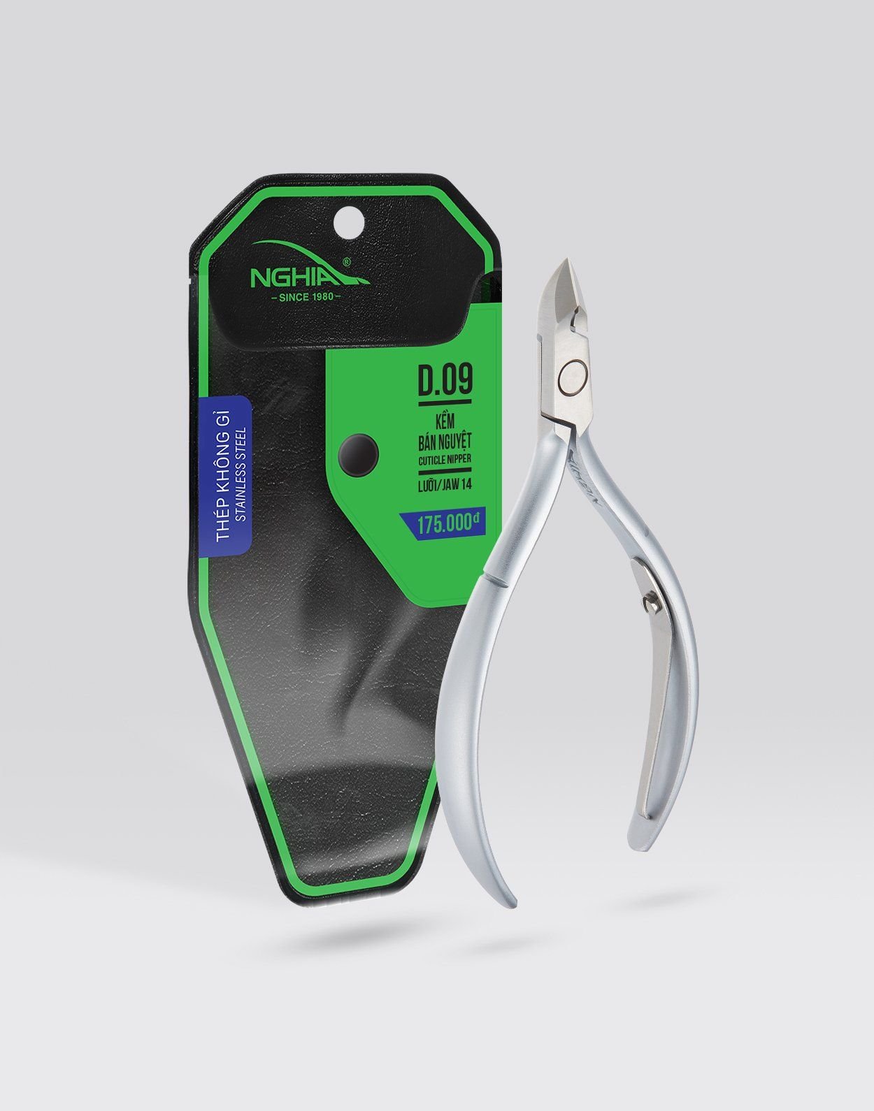 NGHIA Stainless Steel Cuticle Nipper D09