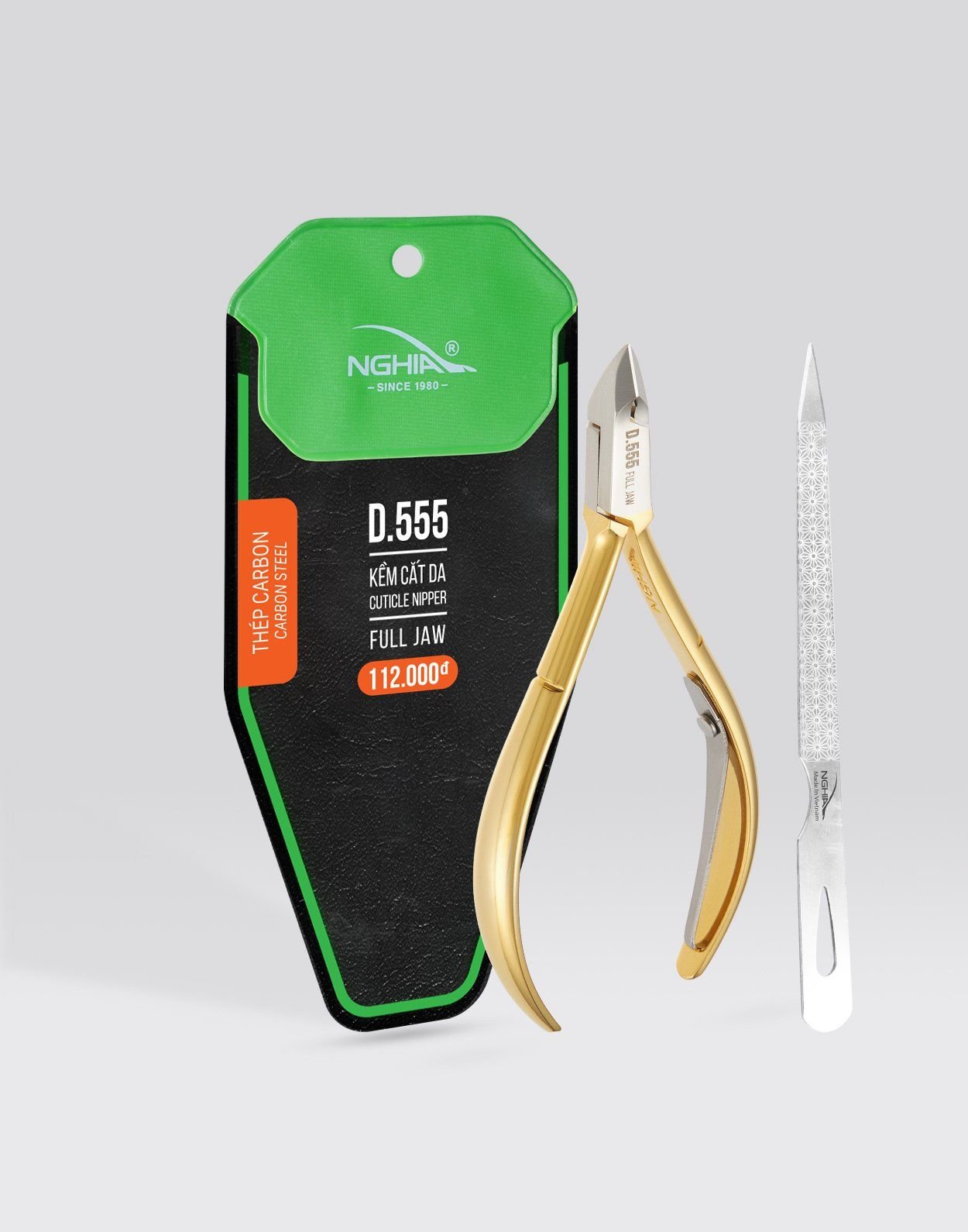 NGHIA Stainless Steel Cuticle Nipper D555