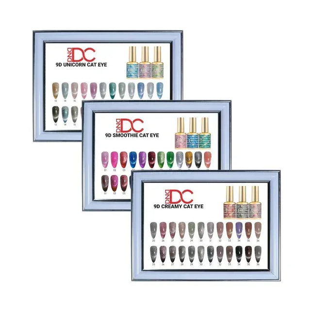 DC 9D Cat Eye Collection - Set of 36 Colors - TTT Nails Supply