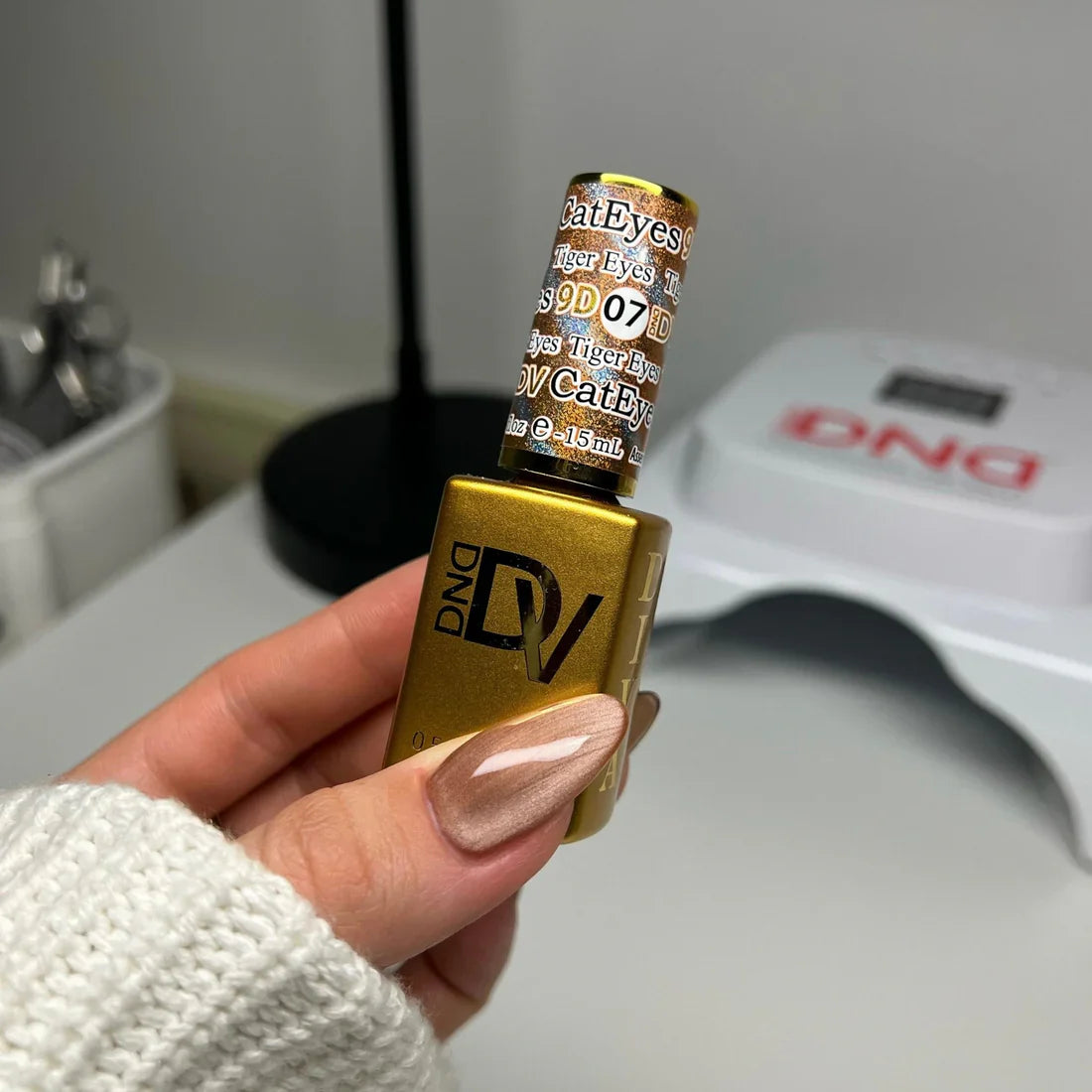 DIVA 9D Cat Eye Glassball - #07 Tiger Eyes