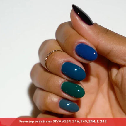 DND DIVA Swatch #07 - Parallel Universe Collection 36 colors (#219 - #254) - TTT Nails Supply