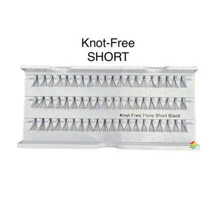 FLARE Eyelash (Knot Free) SHORT - 100 Trays - TTT Nails Supply