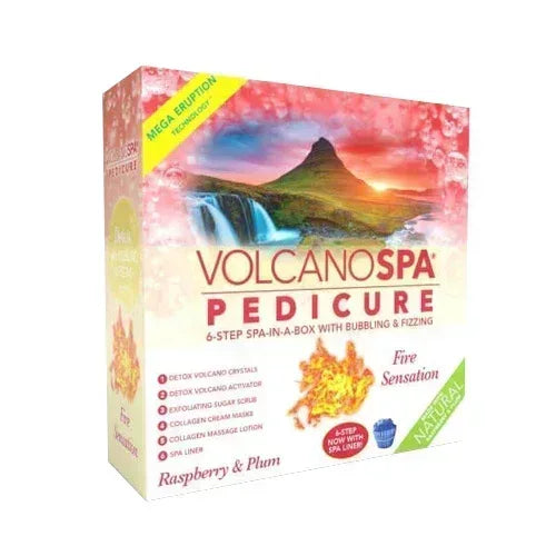 La Palm Volcano Spa Pedicure 6-Step - Fire Sensation: Raspberry & Plum (Case 36pcs) - TTT Nails Supply