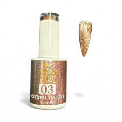 J&J PRICE LESS - Crystal Cat Eye #03 - TTT Nails Supply