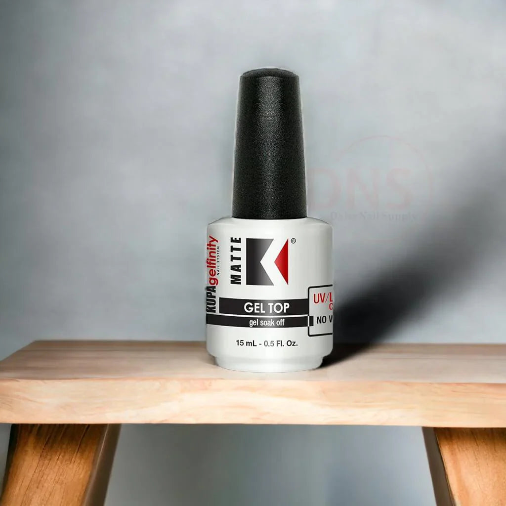 KUPA GelFinity Matte Top Coat No Wipe 0.5oz