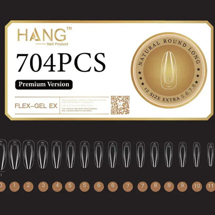 HANG Premium Flex-Gel X - Natural Round - Long (L) - TTT Nails Supply