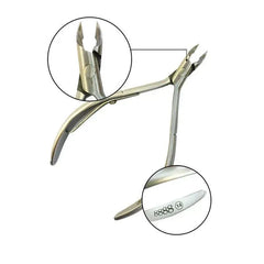 8888 STAINLESS STEEL CUTICLE NIPPER - ROUND HEAD #14 (HALF JAW) - TTT Nails Supply