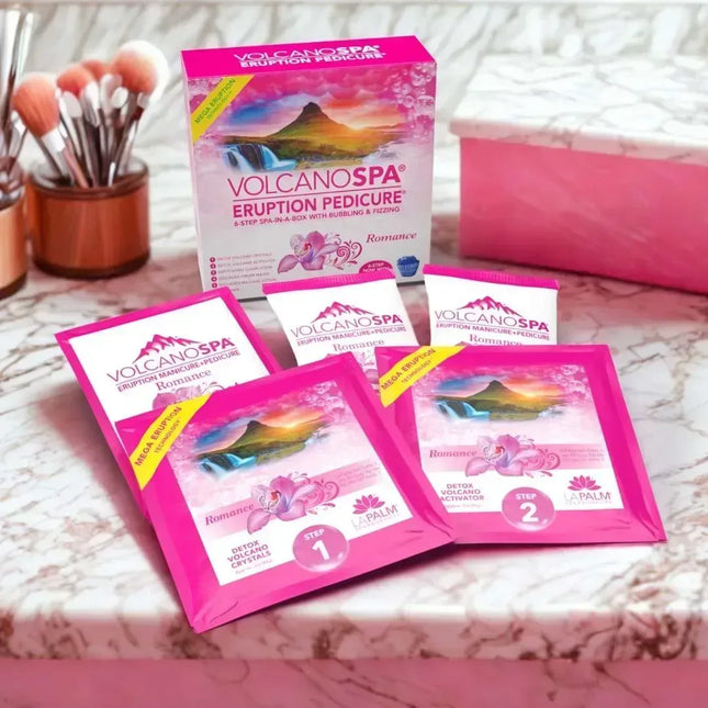 La Palm Volcano Spa Pedicure 6-Step - Romance (Case 36pcs) - TTT Nails Supply