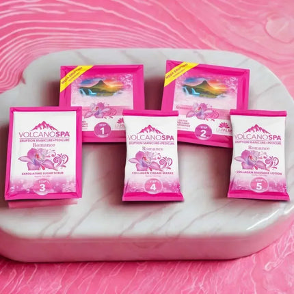 La Palm Volcano Spa Pedicure 6-Step - Romance (Case 36pcs) - TTT Nails Supply