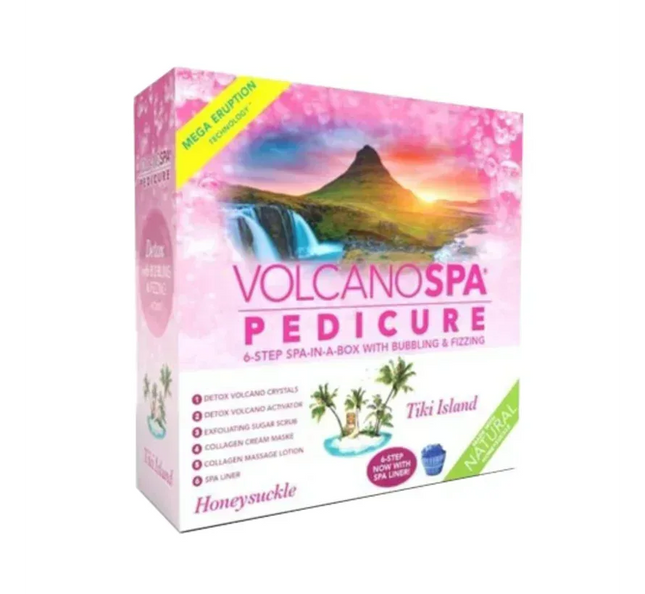 La Palm Volcano Spa Pedicure 6-Step - Tiki Island: Honeysuckle (Case 36pcs) - TTT Nails Supply
