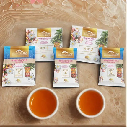 La Palm Volcano Spa Pedicure 6-Step - Tiki Island: Honeysuckle (Case 36pcs) - TTT Nails Supply