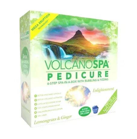La Palm Volcano Spa Pedicure 6-Step - Enlightenment: Lemongrass & Ginger (Case 36pcs) - TTT Nails Supply