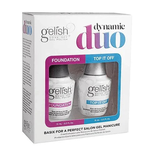 Gelish HARMONY Dynamic Duo - Foundation & Top It Off Sealer