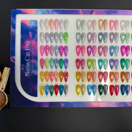 HANG Neon Cat Eye - Set 36 Colors + Free Display & Magnetic ($7.95/ea) - TTT Nails Supply