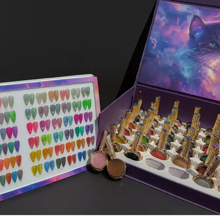 HANG Neon Cat Eye - Set 36 Colors + Free Display & Magnetic ($7.95/ea) - TTT Nails Supply