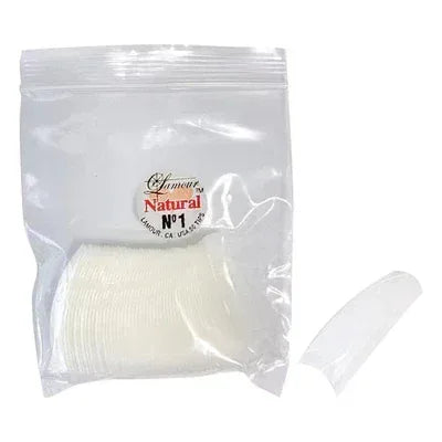 LAMOUR Natural Tips - #1 (50pcs/bag) - TTT Nails Supply