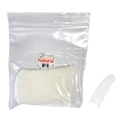 LAMOUR Natural Tips - #6 (50pcs/bag) - TTT Nails Supply