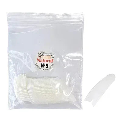 LAMOUR Natural Tips - #9 (50pcs/bag) - TTT Nails Supply