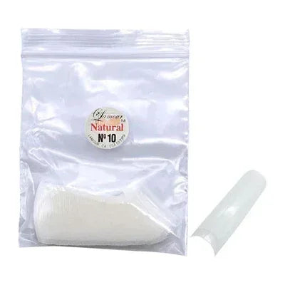 LAMOUR Natural Tips - #10 (50pcs/bag) - TTT Nails Supply