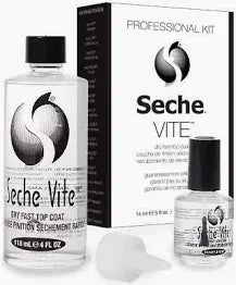 Seche Vite Dry Fast Top Coat Professional Refill Kit - 4oz & 0.5oz - TTT Nails Supply